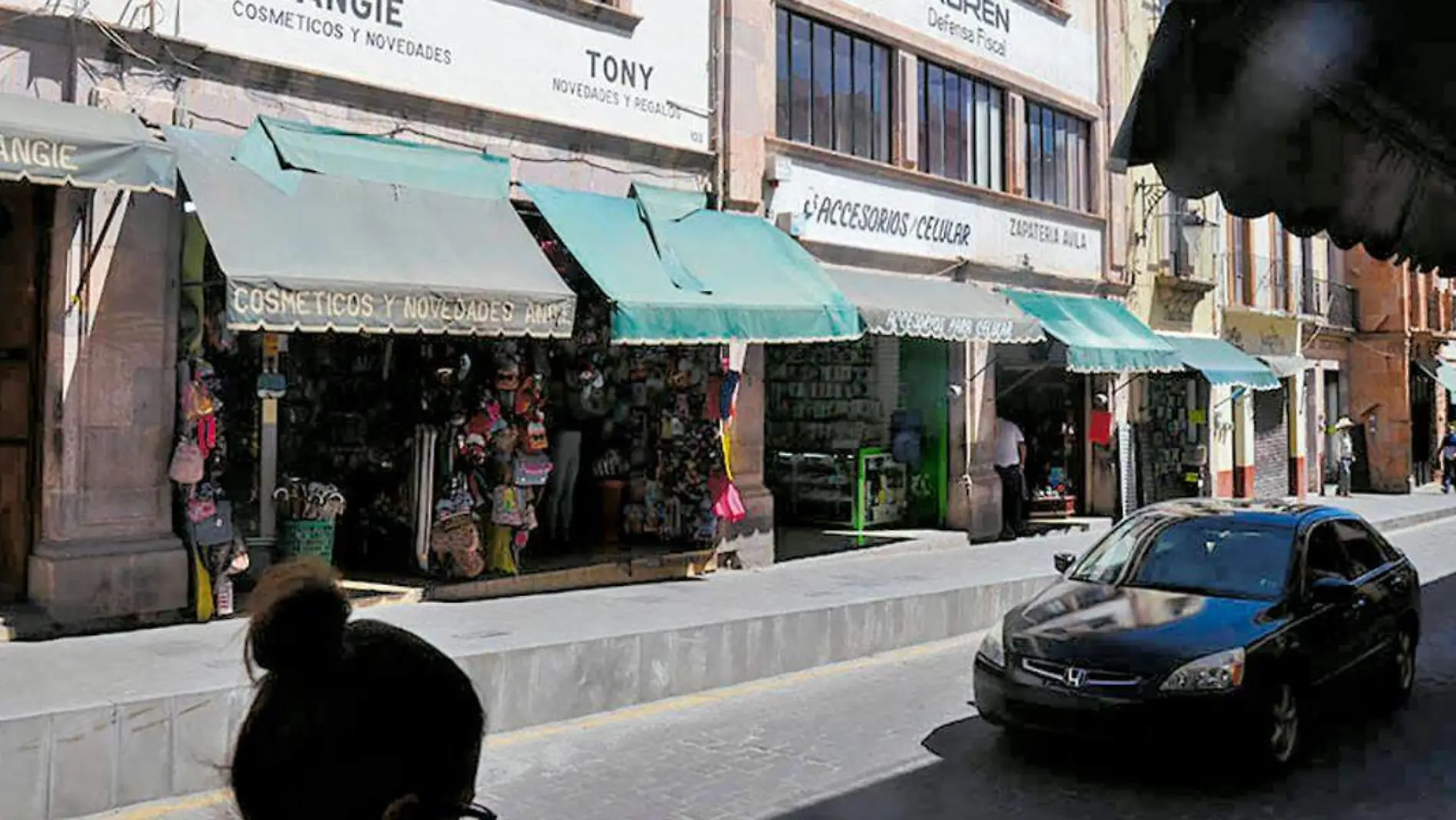 Comercios del centro histórico de Zacatecas